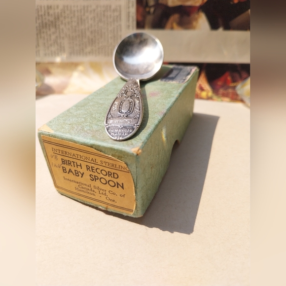 Silver Sterling Baby Spoon - Picture 10 of 15